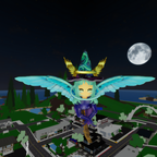Angel Girl Brianna on Witches Broom in Roblox 2/3